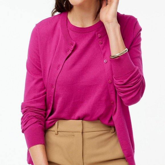 Sweaters Nwt J Crew Cotton Cardigan And Matching Shell Top Set Size S